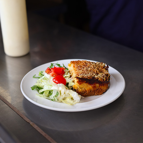 Photo d'un plat cuisiné de la cantine solidaire